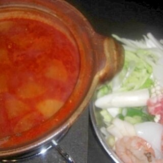 我が家のキムチ鍋のスープ